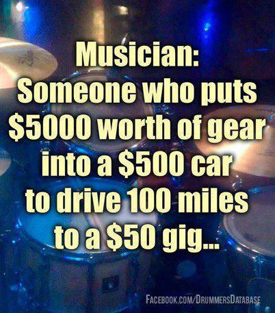 A musician is ...