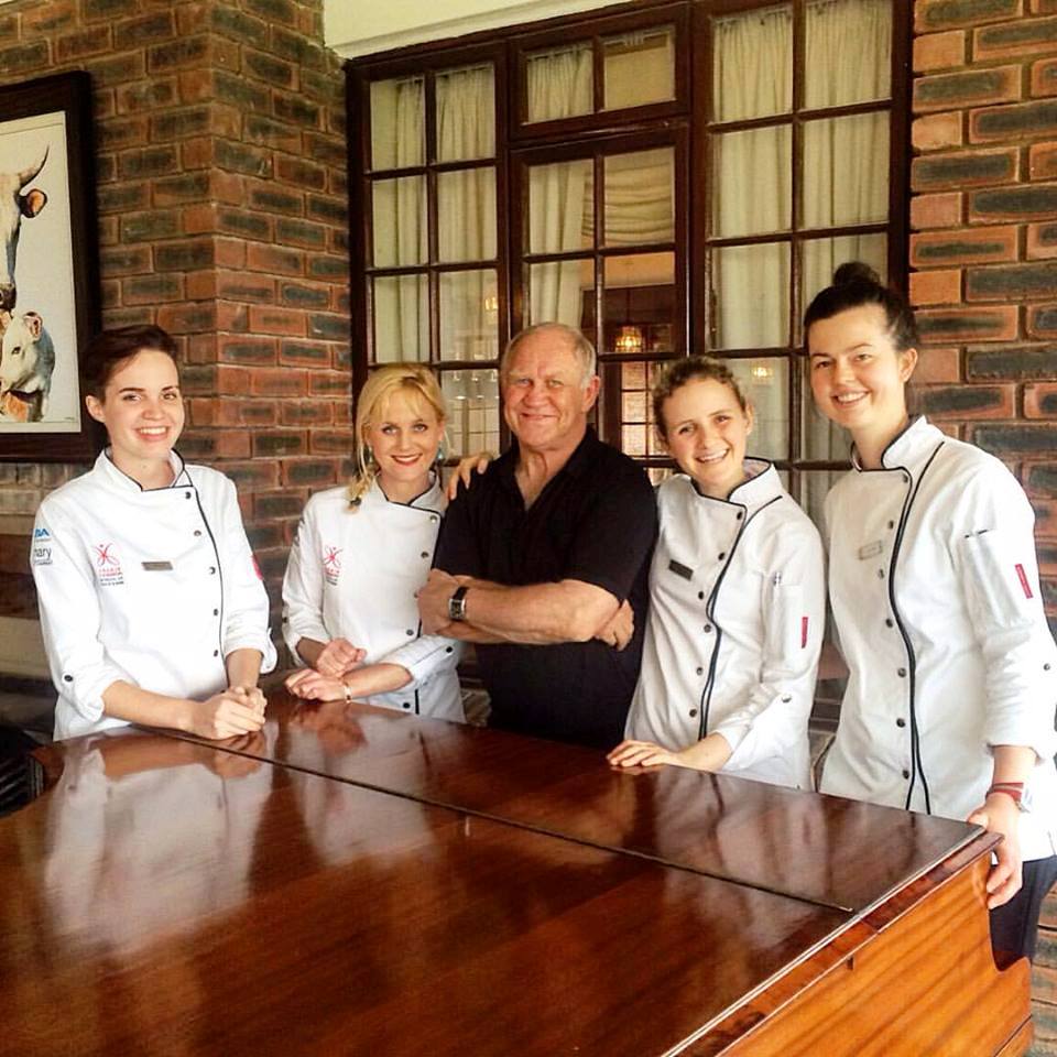 Jackie Cameron School of Food and Wine<br>Open Day, October 24, 2016.<br>Very special to share the day with<br> Jackie, Kate, Carla and Cara<br> - and be photographed with them!